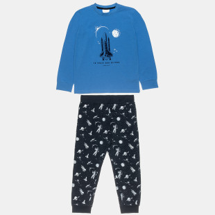 Pyjamas with space print (18 months-5 years)