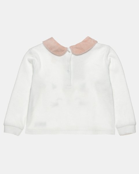 Set velour Tender Comforts with cat embroidery (3-12 months)