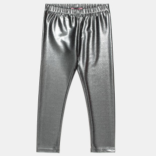 Leggings shiny silver with glitter effect (6-16 years)