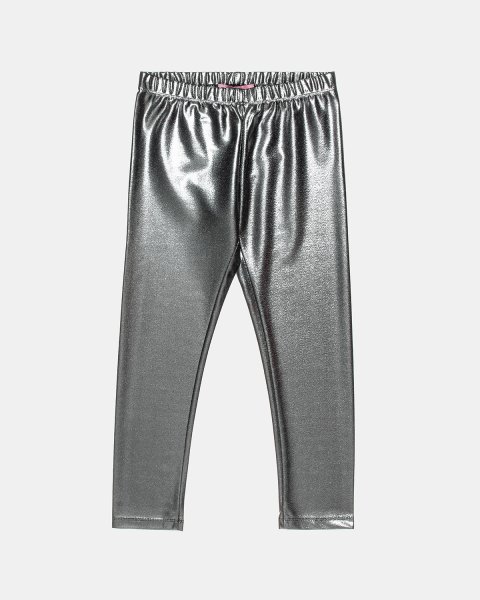 Leggings shiny silver with glitter effect (18 months-5 years)