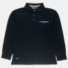 Long sleeve polo top (6-16 years)