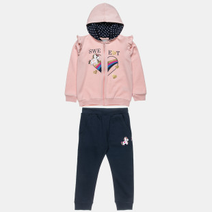 Tracksuit cotton fleece blend (18 months-5 years)