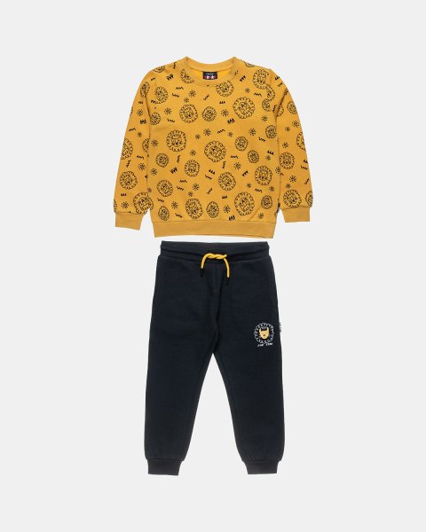 Tracksuit cotton fleece blend with lions print (12 months-5 years)