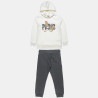 Tracksuit cotton fleece blend with glitter print details (6-16 years)