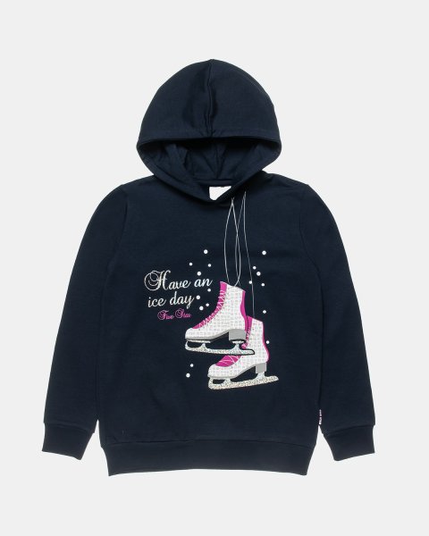 Tracksuit cotton fleece blend with shiny details (6-14 years)