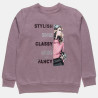 Tracksuit cotton fleece blend with glitter details (6-16 years)