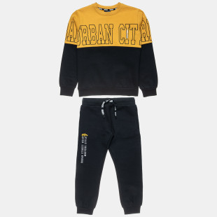 Tracksuit cotton fleece blend with print (6-16 years)